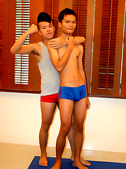 Asian boy fuck his young friend and load cum on his face - Gay boys pics at Twinkest.com