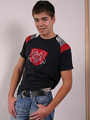 Euro twink boy stripping before camera - Gay boys pics at Twinkest.com