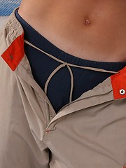 Athletic teen boy undress his shirt and pants - Gay boys pics at Twinkest.com
