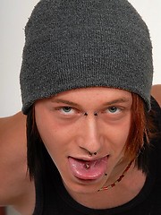Young pierced boy and his uncut dick - Gay boys pics at Twinkest.com