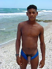 Black straight boy at the nature