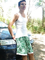 Hot twinks drive out of town to go down and dirty - Gay boys pics at Twinkest.com