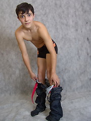 Artful posing is not enough for this adorable twink â€“ he wants some action! - Gay boys pics at Twinkest.com