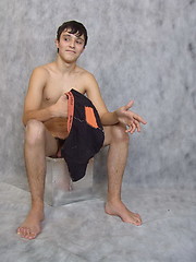 Artful posing is not enough for this adorable twink â€“ he wants some action! - Gay boys pics at Twinkest.com