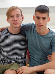 Gorgeous Alec Loob rams his bareback dick inside twink Casper Ivarsson. - Gay boys pics at Twinkest.com