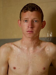 Barely 18yo twink Dallas begins to arouse himself in the shower - Gay boys pics at Twinkest.com