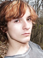 Shy boy in outdoor session - Gay boys pics at Twinkest.com