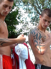 Gay boy twins masturbating together - Gay boys pics at Twinkest.com
