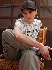 Cute gay boy stroking his sweet uncut dick - Gay boys pics at Twinkest.com