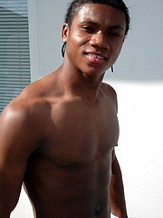 Handsome black boy Jerome shows off his assets - Gay boys pics at Twinkest.com