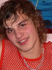 Next door boy Tibor keeps smiling