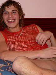Next door boy Tibor keeps smiling - Gay boys pics at Twinkest.com