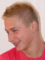Blonde boy Mitchell want to be gay porn star - Gay boys pics at Twinkest.com
