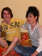 HMBoys hot threesome make their marks - Gay boys pics at Twinkest.com