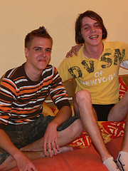 HMBoys hot threesome make their marks - Gay boys pics at Twinkest.com