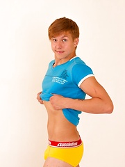 Donny Miller is undressing slowly before the camera - Gay boys pics at Twinkest.com