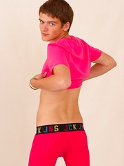 Stare at Danny Roulier exposing his body in trunks - Gay boys pics at Twinkest.com