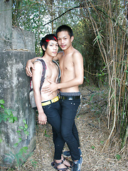 Japanese boys have anal bareback in the woods - Gay boys pics at Twinkest.com