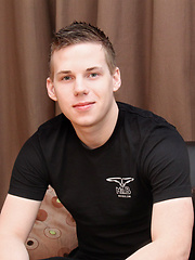 Hot young Manchester boy Ryan Days arrives for his solo wank and interview - Gay boys pics at Twinkest.com