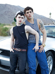 Jimmy Clay and Jake Bass in one-on-one scene - Gay boys pics at Twinkest.com