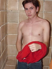 Locker room larks with HMBoy Celio - Gay boys pics at Twinkest.com