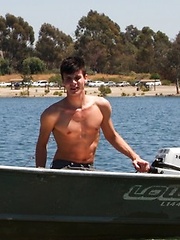Hot models Scotty Clarke and Christian Collins go on a nice peaceful camping trip