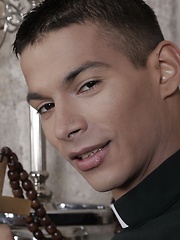 Bible-Banging Threesome Sees Will Sims Spit-Roasted & Splattered With Hot Jizz! - Gay boys pics at Twinkest.com