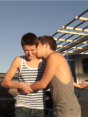 Real life boyfriends Evan Parker and Andy Taylor are first up in our new series - Gay boys pics at Twinkest.com