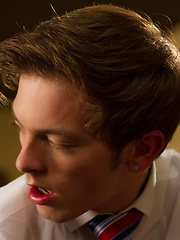 Ryker Madison arrives to class early to tease his lover turned professor Doug Acre before the class begin - Gay boys pics at Twinkest.com