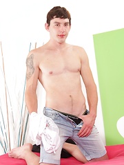 Cutey Corey is 22 years old and lives in Prague. Corey's sexy tats - smooth, lean body and fat ... - Gay boys pics at Twinkest.com