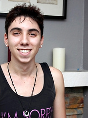 Stroking In An Interview With Clayton - Gay boys pics at Twinkest.com